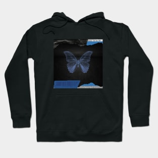 Blue butterfly Hoodie